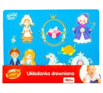 Smily Wooden Puzzle Cinderella  (SPW83808)