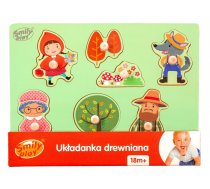 Smily Wooden puzzle Red Riding Hood  (SPW83807)