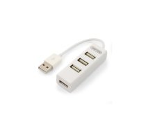 Unitek Y-2146 Hub 4x USB 2.0,1x Phone Charger, White (Y-2146)
