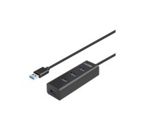 Unitek Hub 4x USB 3.0; BC1,2; Black (Y-3089)