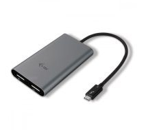 i-tec THUNDERBOLT 3 Dual Display Port video adapter for Notebooks and tablets 2x 4K / 1x 5K (TB3DUAL4KDP)