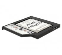 Delock Slim SATA 5.25 Installation Frame for 1 x 2.5 SATA HDD up to 9.5 mm (62669)