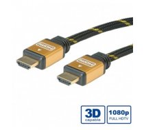 ROLINE GOLD HDMI High Speed Cable + Ethernet, M/M, 10 m (11.04.5506)