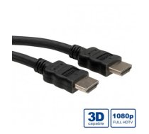 ROLINE HDMI High Speed Cable + Ethernet, M/M, black, 3 m (11.04.5543)