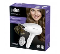 Braun Satin Hair 3 hair dryer 2000 W White (140665)