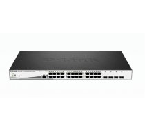 D-Link DGS-1210-28MP network switch Managed L2 Gigabit Ethernet (10/100/1000) Power over Ethernet (PoE) 1U Black, Grey (DGS-1210-28MP)