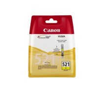 Tintes kārtridžs Canon CLI-521Y Yellow (2936B001)