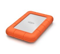 LaCie Rugged Mini, 2TB 2000GB Aluminium,Orange external hard drive (9000298)