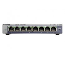 Netgear GS108E Managed Gigabit Ethernet (10/100/1000) Black (GS108E-300PES)