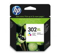 HP 302XL High Yield Tri-color Original Ink Cartridge (F6U67AE#UUS)