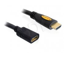Delock Cable High Speed HDMI with Ethernet HDMI A male  HDMI A female 1 m (83079)