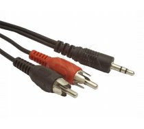 Kabelis Gembird 3.5mm Jack - 2x RCA 0.2m (CCA-458/0.2)