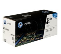 HP 650A Black Original LaserJet Toner Cartridge (CE270A)