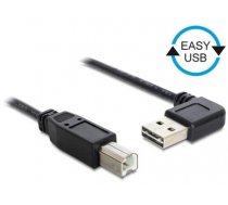Delock Cable EASY-USB 2.0 Type-A male angled left / right > USB 2.0 Type-B male 0,5 m (85167)