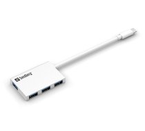 Sandberg USB-C to 4 xUSB 3.0 Pocket Hub (136-20)