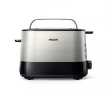 Philips Viva Collection HD2637/90 toaster 7 2 slice(s) Black, Stainless steel HD2637/90