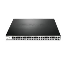 D-Link DGS-1210-52MP network switch Managed L2 Gigabit Ethernet (10/100/1000) Power over Ethernet (PoE) 1U Black (DGS-1210-52MP)