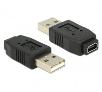 Delock Adapter USB 2.0 A male  mini USB B 5 pin female (65094)