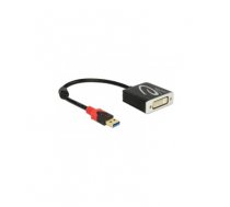 Delock Adapter USB 3.0 Type-A male - DVI female (62737)