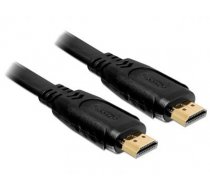 Delock Cable High Speed HDMI with Ethernet â HDMI A male  HDMI A male flat 1 m (82669)