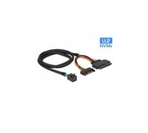 Delock Cable SFF-8643 male - U.2 SFF-8639 male + SATA power connector 75 cm (84821)