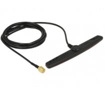 GSM UMTS LTE Antenna SMA Plug 2.5 dBi 2 m RG-174 omnidirectional adhesive mounting (89494)