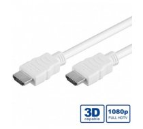 VALUE HDMI High Speed Cable + Ethernet, M/M, white, 1 m (11.99.5701)