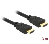 Delock Cable High Speed HDMI with Ethernet – HDMI A male > HDMI A male 4K 3 m (84408)
