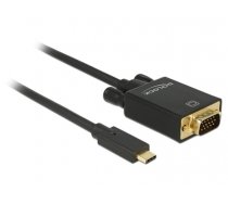 Delock Cable USB Type-C™ male > VGA male (DP Alt Mode) Full HD 1080p 2 m black (85262)