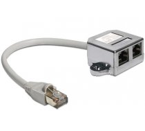 Delock RJ45 Port Doubler 1 x RJ45 male > 2 x RJ45 female (2 x Ethernet) (65177)