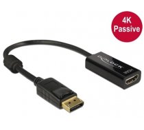 Delock Adapter DisplayPort 1.2 male > HDMI female 4K Passive black (62609)