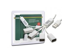 DIGITUS Slim Spider USB-Hub 4-Ports, 4 x USB A/F    DA-70216 (DA-70216)
