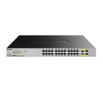 D-Link DGS-1026MP network switch Unmanaged Gigabit Ethernet (10/100/1000) Power over Ethernet (PoE) Black, Grey (DGS-1026MP)
