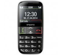 Telefon komórkowy Emporia V50 Czarno-srebrny (EMPORIA EUPHORIA V50 BLACK)