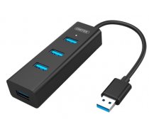 Hub 4x USB 3.0; BC1,2; CZARNY Y-3089