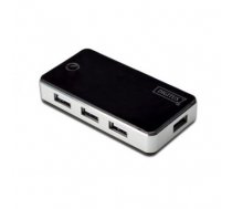 DIGITUS USB 2.0 7-Port Hub black incl. ext. Power Supply 5V , 1m (DA-70222)