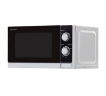 Sharp R-200INW microwave Countertop Solo microwave 20 L 800 W Silver (R200INW)