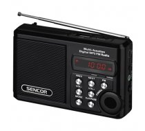 SRD 215 B Kieszonkowe radio Mp3,USB, Slot na kartę SD Bateria litowa do 10 godzin (SRD 215 B)