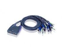 ATEN 4-Port USB VGA KVM Switch with Audio (CS64US)
