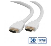 ROLINE HDMI High Speed Cable + Ethernet, M/M, white, 2 m (11.04.5587)