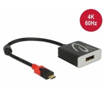 Delock Adapter USB Type-C™ male > Displayport female (DP Alt Mode) 4K 60 Hz (63312)
