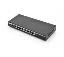 Switch Gigabit Desktop 8-portowy, 8x10/100/1000Mbps PoE+ af/at 135W, Metalowa obudowa (DN-95340)