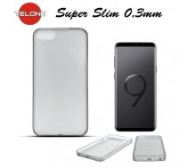 Telone Ultra Slim 0.3mm Back Case Samsung G965F Galaxy S9 Plus super plāns telefona apvalks Melns (Telone#B78D3F49ED167F7E96649AC8B0551EF72161CF63)