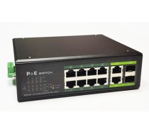 PoE switch 8ch 100Mbps +2G uplink 2 SFP (POE802PRO)