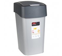 Atkritumu tvertne Curver Flip Bin 25L sudr./pelēks (MAN#403344)