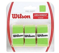 Tinums tenisa raketei Wilson Pro Soft Overgrip melns (MAN#296186)