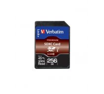 Verbatim SDXC Card 256GB Class 10 (44026)