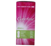 Hig.ieliktnīši Carefree Cotton Aloe 20gab. (MAN#602186)