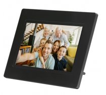 Denver PFF-710BLACK digital photo frame 17.8 cm (7") Touchscreen Wi-Fi Black (PFF-710 BLACK)