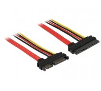 Delock Extension cable SATA 6 Gb/s 22 pin plug > SATA 22 pin receptacle (5 V + 12 V) 10 cm (83802)